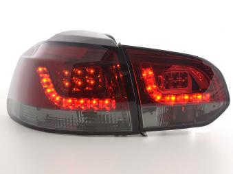 LED Rückleuchten Set VW Golf 6 Typ 1K 2008-2012 rot/schwarz LED Rückleuchten Set VW Golf 6 Typ 1K 2008-2012 rot/schwarz